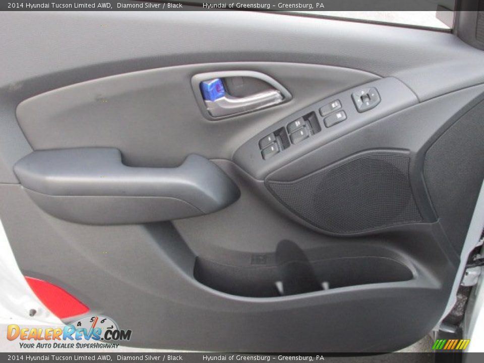 2014 Hyundai Tucson Limited AWD Diamond Silver / Black Photo #9