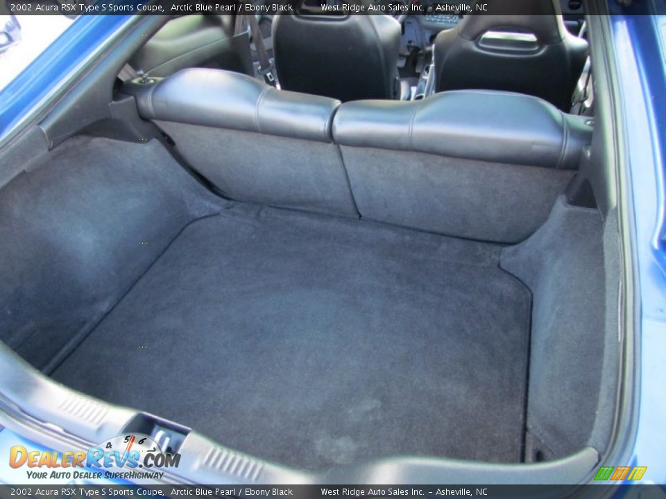 2002 Acura RSX Type S Sports Coupe Arctic Blue Pearl / Ebony Black Photo #18