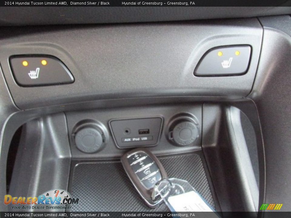2014 Hyundai Tucson Limited AWD Diamond Silver / Black Photo #15