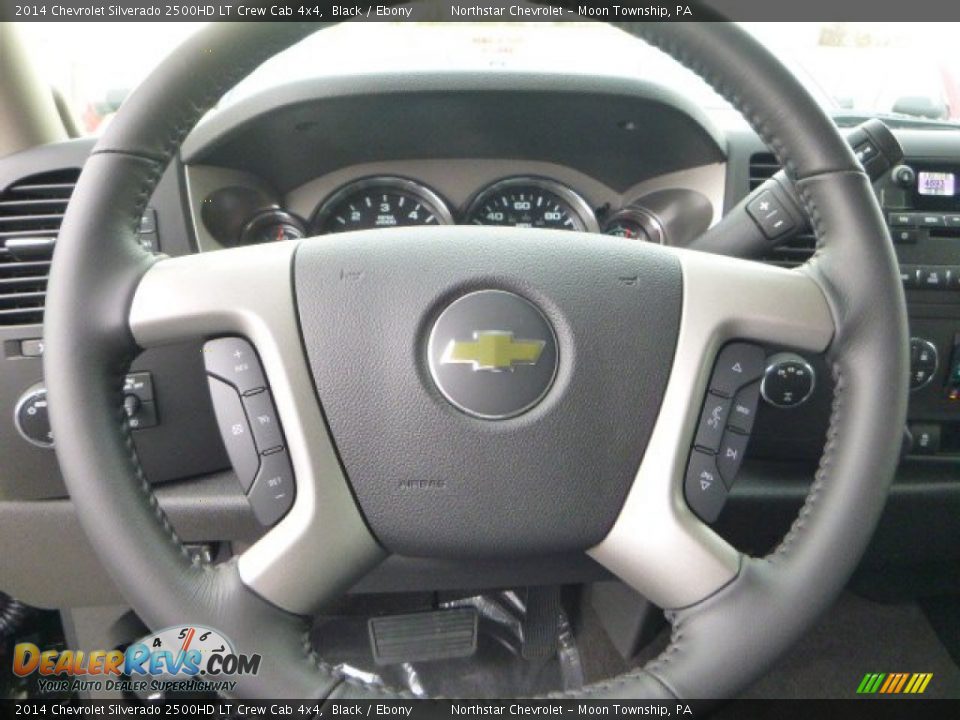 2014 Chevrolet Silverado 2500HD LT Crew Cab 4x4 Black / Ebony Photo #17