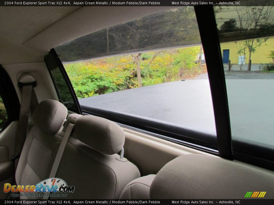 2004 Ford Explorer Sport Trac XLS 4x4 Aspen Green Metallic / Medium Pebble/Dark Pebble Photo #18
