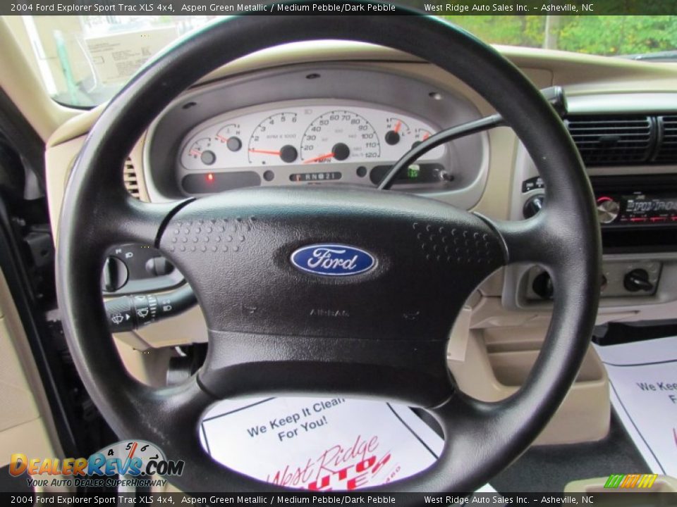 2004 Ford Explorer Sport Trac XLS 4x4 Aspen Green Metallic / Medium Pebble/Dark Pebble Photo #24