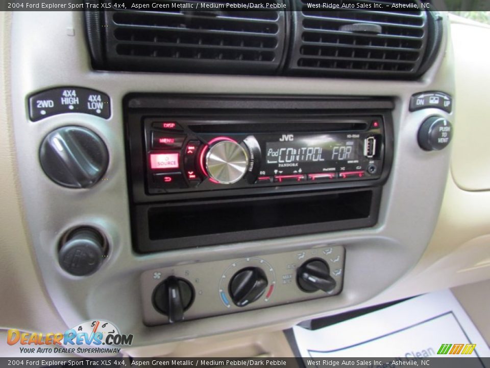 2004 Ford Explorer Sport Trac XLS 4x4 Aspen Green Metallic / Medium Pebble/Dark Pebble Photo #26