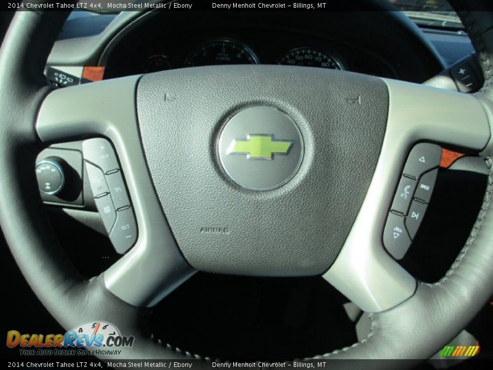 2014 Chevrolet Tahoe LTZ 4x4 Mocha Steel Metallic / Ebony Photo #16