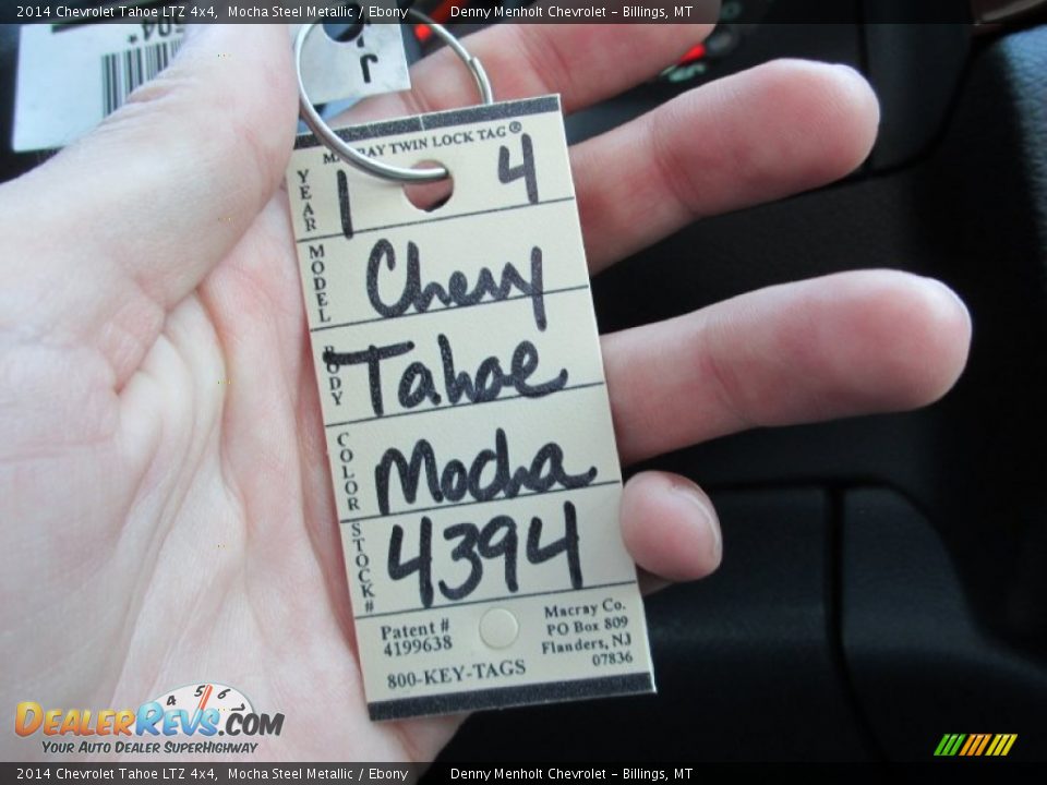 2014 Chevrolet Tahoe LTZ 4x4 Mocha Steel Metallic / Ebony Photo #20