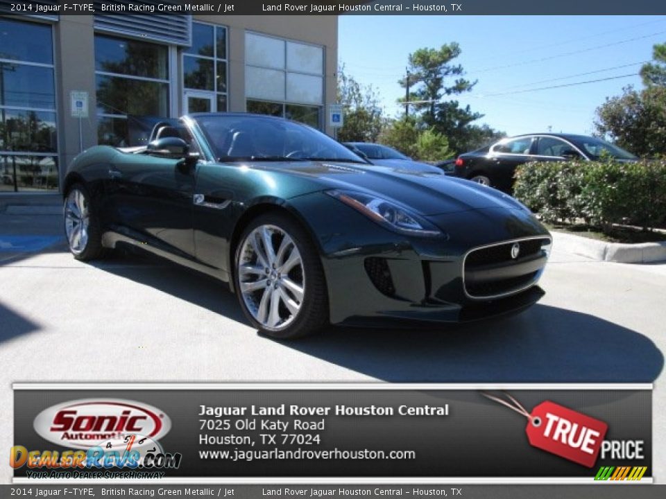 2014 Jaguar F-TYPE British Racing Green Metallic / Jet Photo #1