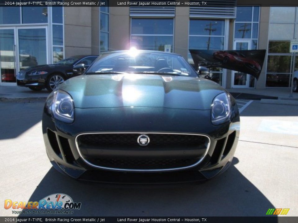 2014 Jaguar F-TYPE British Racing Green Metallic / Jet Photo #6