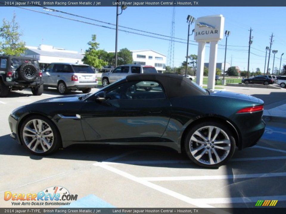 2014 Jaguar F-TYPE British Racing Green Metallic / Jet Photo #7