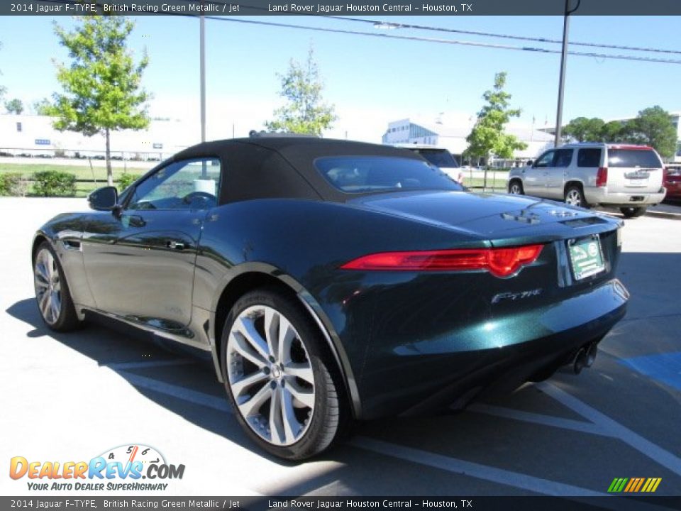 2014 Jaguar F-TYPE British Racing Green Metallic / Jet Photo #8