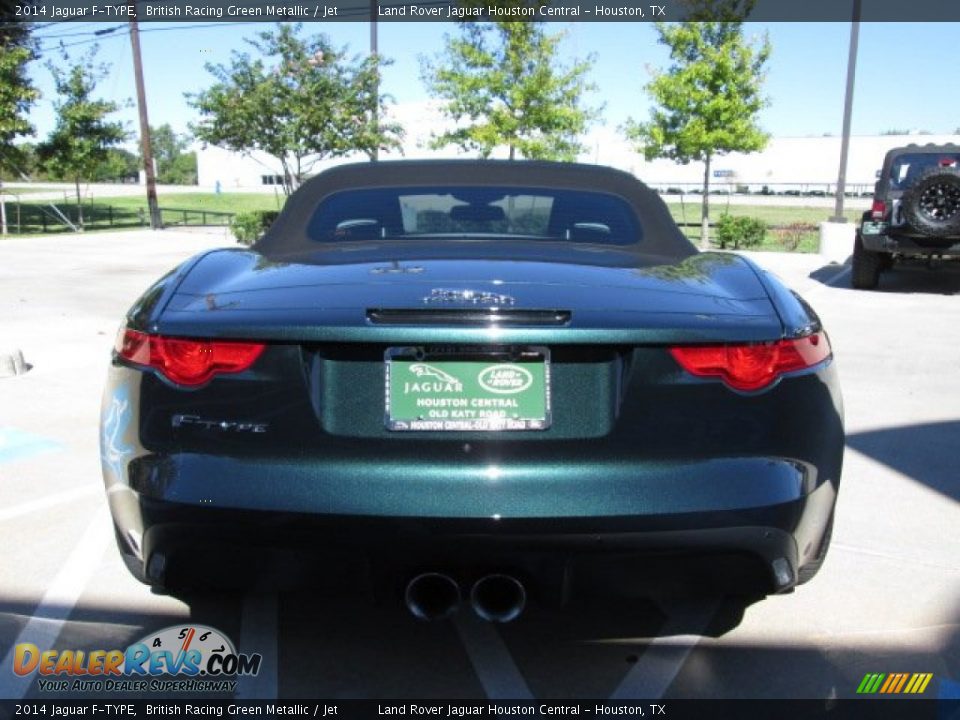 2014 Jaguar F-TYPE British Racing Green Metallic / Jet Photo #9