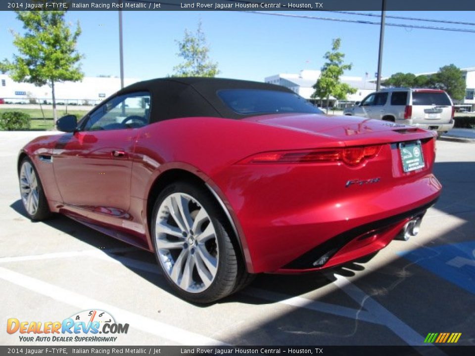 2014 Jaguar F-TYPE Italian Racing Red Metallic / Jet Photo #8