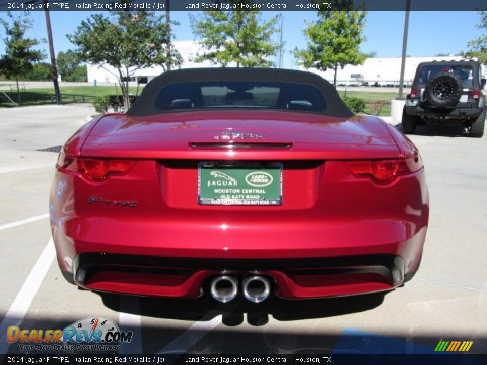 2014 Jaguar F-TYPE Italian Racing Red Metallic / Jet Photo #9