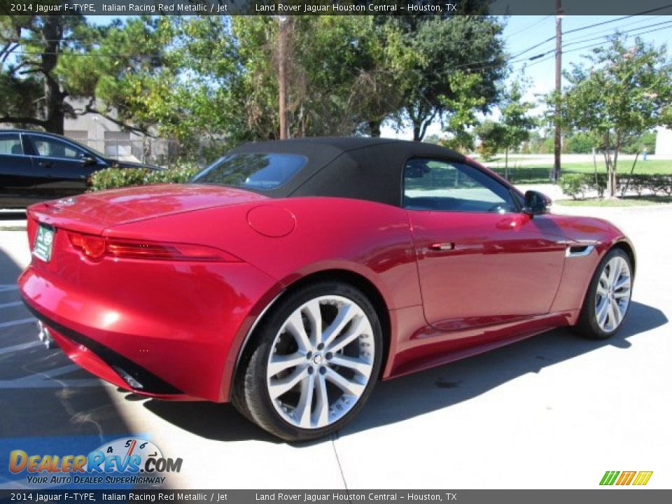 2014 Jaguar F-TYPE Italian Racing Red Metallic / Jet Photo #10