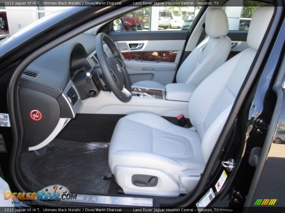 2013 Jaguar XF I4 T Ultimate Black Metallic / Dove/Warm Charcoal Photo #2