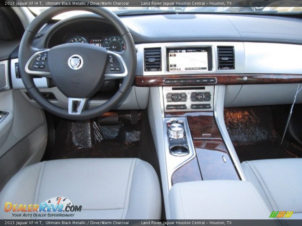 2013 Jaguar XF I4 T Ultimate Black Metallic / Dove/Warm Charcoal Photo #3