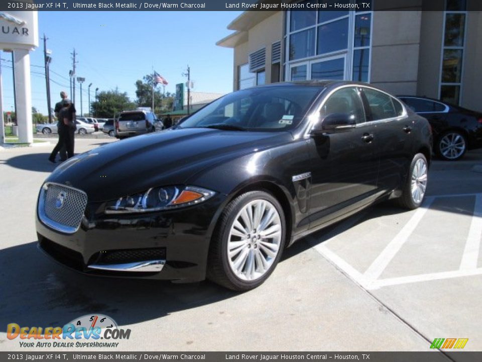2013 Jaguar XF I4 T Ultimate Black Metallic / Dove/Warm Charcoal Photo #5