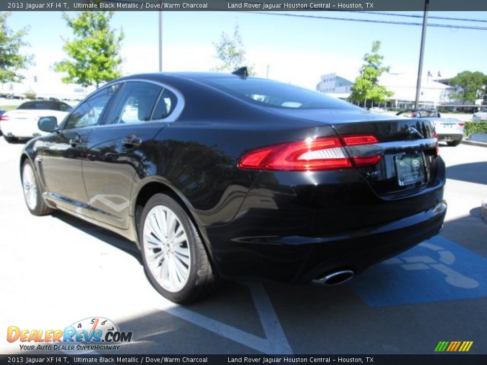 2013 Jaguar XF I4 T Ultimate Black Metallic / Dove/Warm Charcoal Photo #8