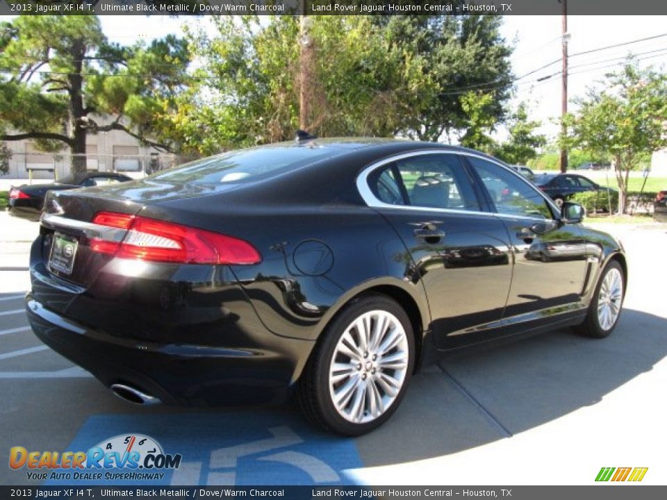 2013 Jaguar XF I4 T Ultimate Black Metallic / Dove/Warm Charcoal Photo #10