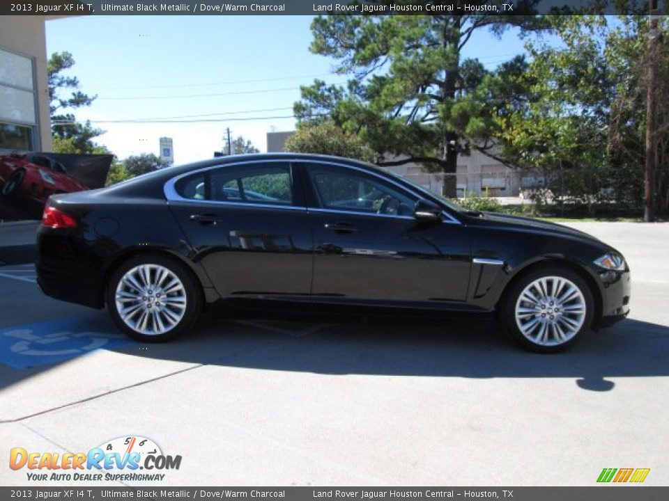 2013 Jaguar XF I4 T Ultimate Black Metallic / Dove/Warm Charcoal Photo #11