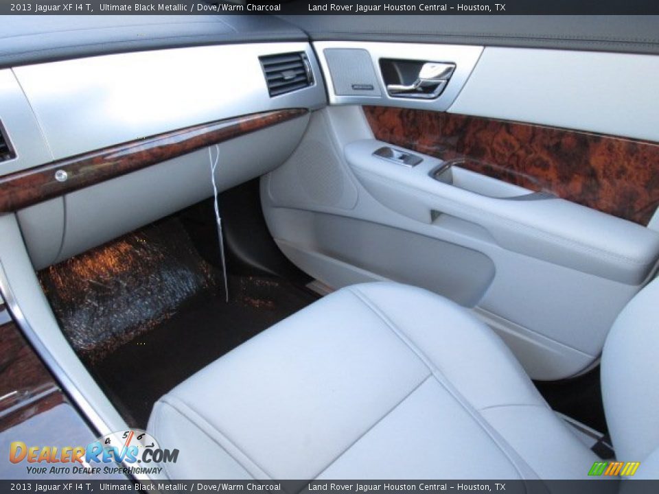 2013 Jaguar XF I4 T Ultimate Black Metallic / Dove/Warm Charcoal Photo #13