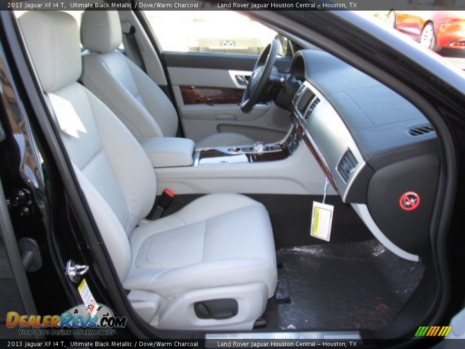 2013 Jaguar XF I4 T Ultimate Black Metallic / Dove/Warm Charcoal Photo #17