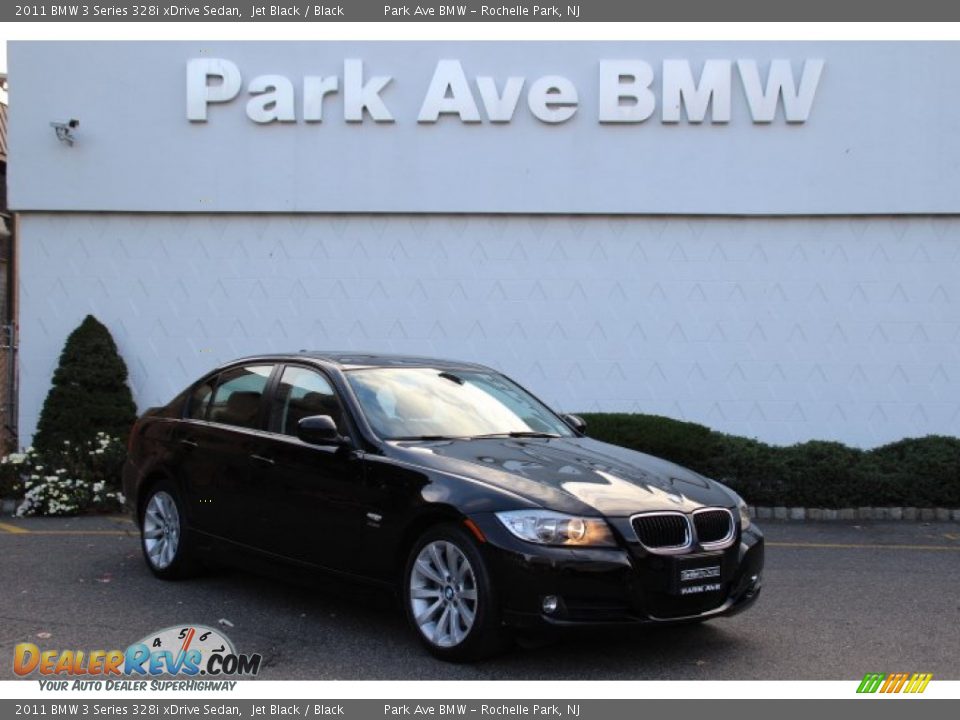 2011 BMW 3 Series 328i xDrive Sedan Jet Black / Black Photo #1