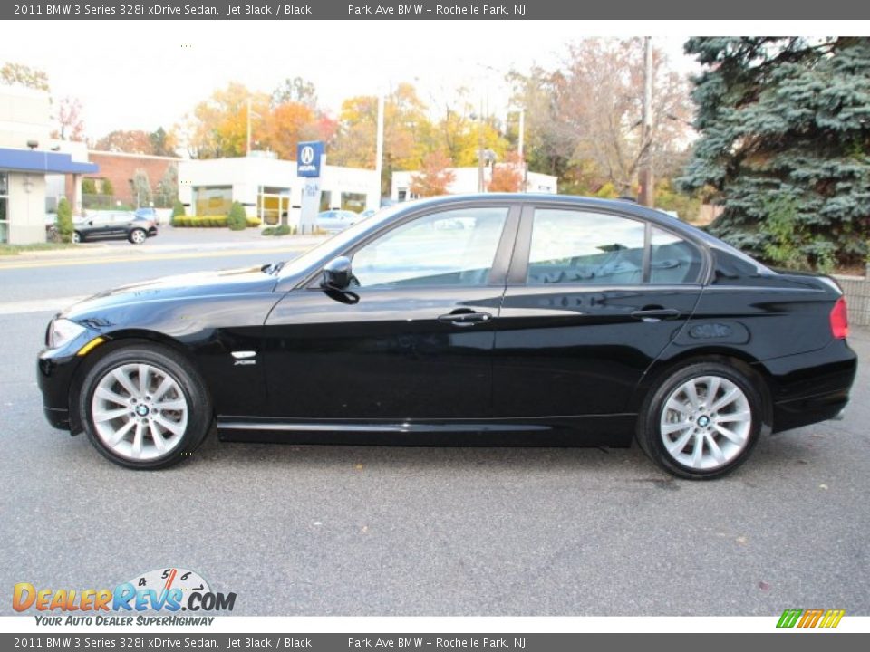 2011 BMW 3 Series 328i xDrive Sedan Jet Black / Black Photo #6