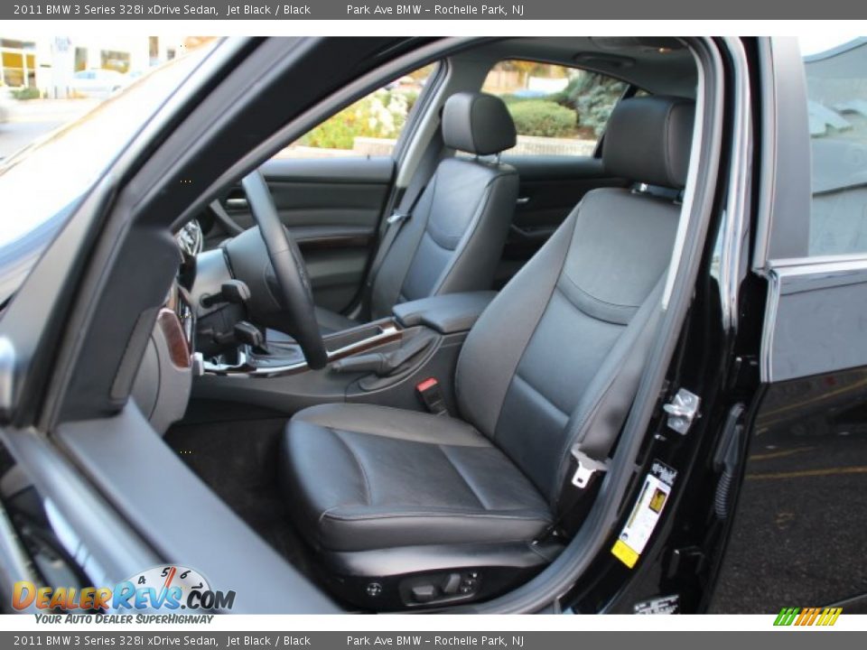 2011 BMW 3 Series 328i xDrive Sedan Jet Black / Black Photo #12