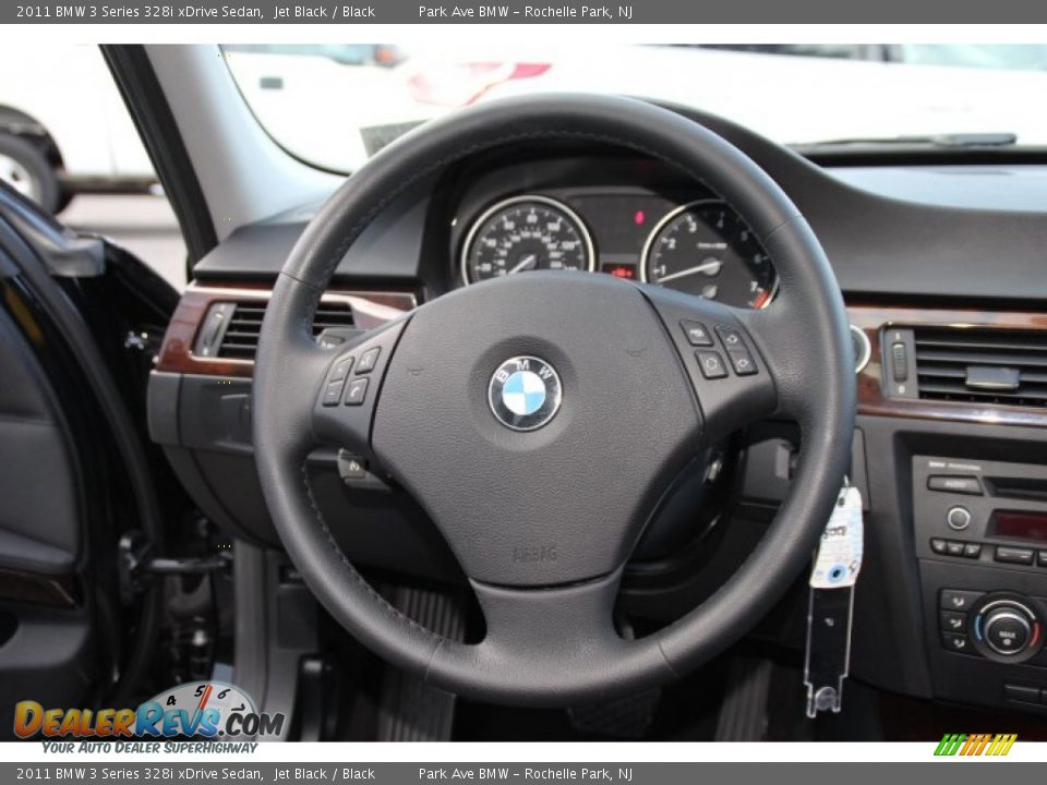 2011 BMW 3 Series 328i xDrive Sedan Jet Black / Black Photo #16
