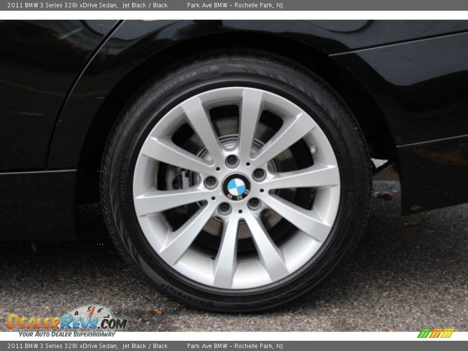 2011 BMW 3 Series 328i xDrive Sedan Jet Black / Black Photo #30