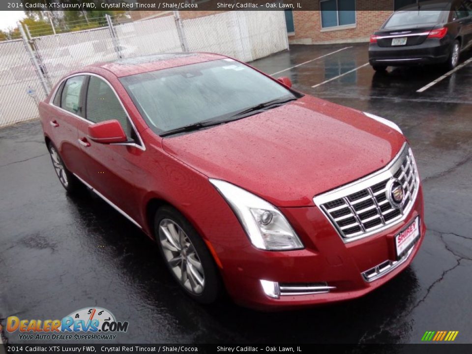 2014 Cadillac XTS Luxury FWD Crystal Red Tincoat / Shale/Cocoa Photo #3