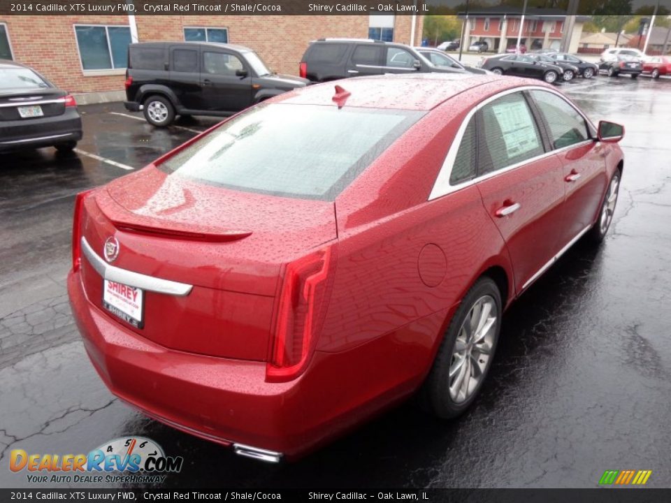 2014 Cadillac XTS Luxury FWD Crystal Red Tincoat / Shale/Cocoa Photo #4