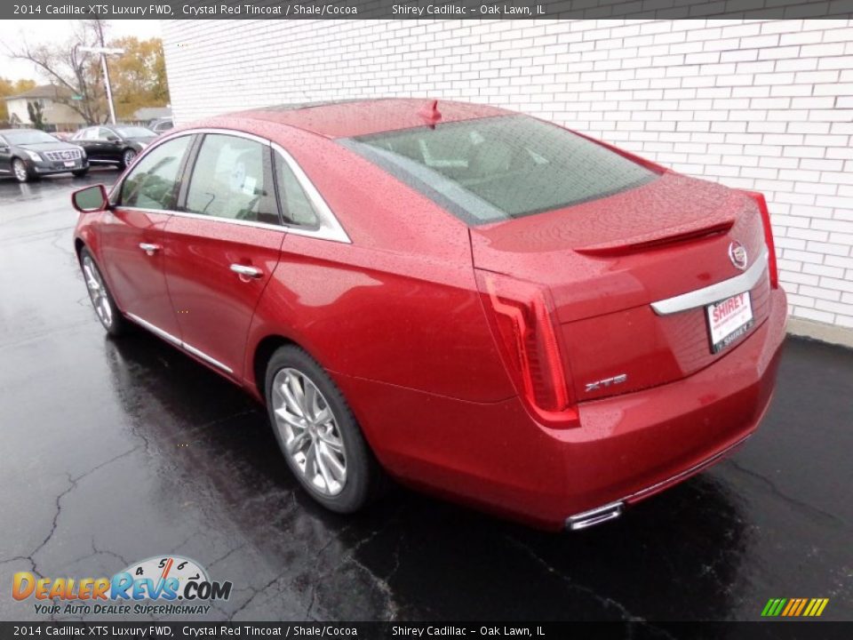 2014 Cadillac XTS Luxury FWD Crystal Red Tincoat / Shale/Cocoa Photo #6