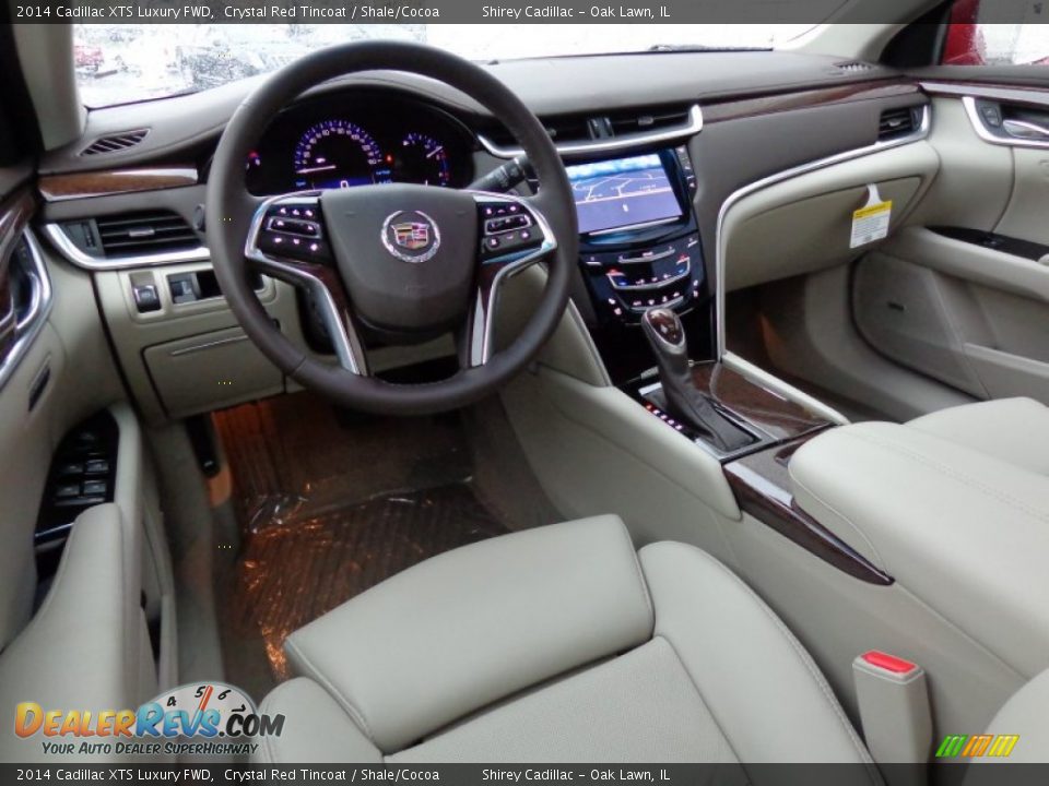 Shale/Cocoa Interior - 2014 Cadillac XTS Luxury FWD Photo #11