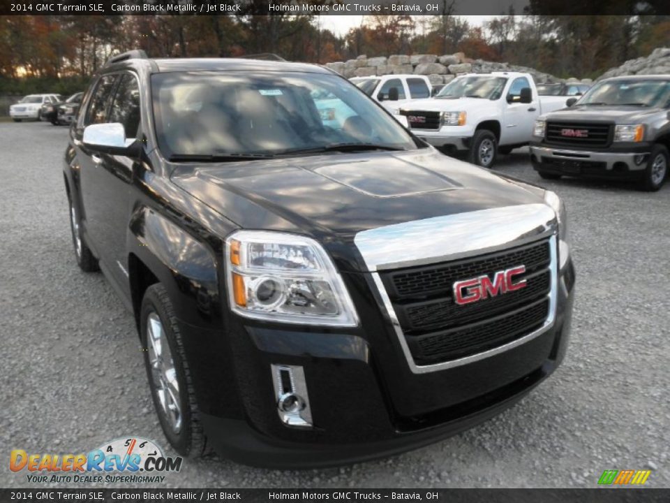 2014 GMC Terrain SLE Carbon Black Metallic / Jet Black Photo #2