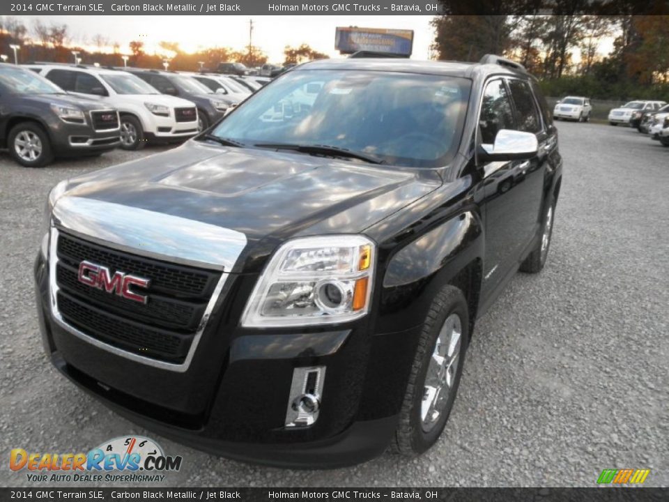 2014 GMC Terrain SLE Carbon Black Metallic / Jet Black Photo #3
