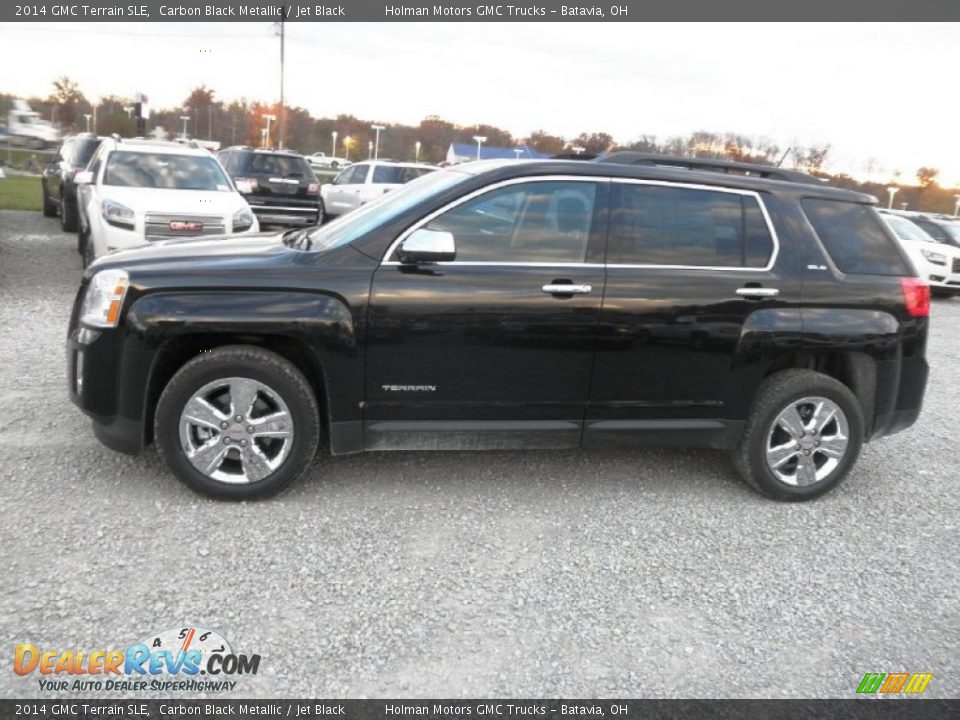 2014 GMC Terrain SLE Carbon Black Metallic / Jet Black Photo #4