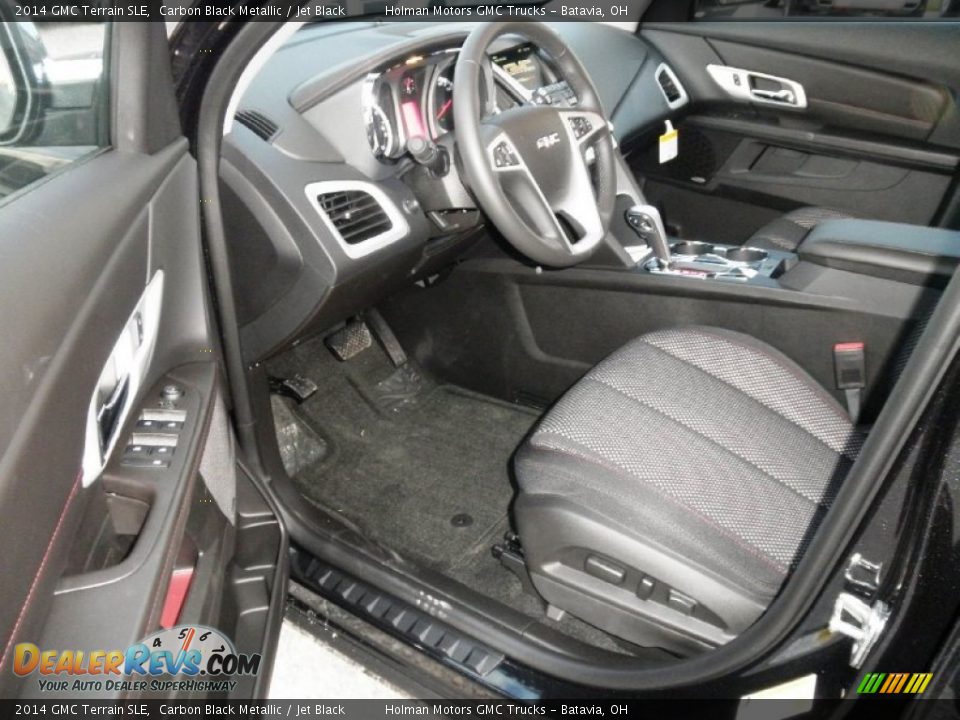 2014 GMC Terrain SLE Carbon Black Metallic / Jet Black Photo #5