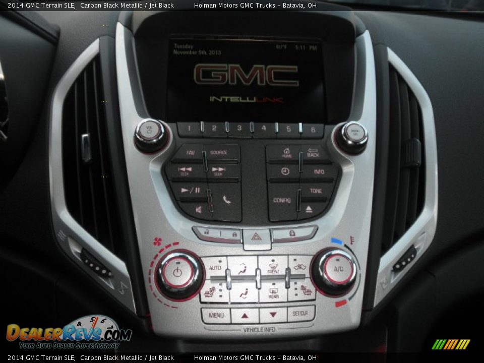 2014 GMC Terrain SLE Carbon Black Metallic / Jet Black Photo #6