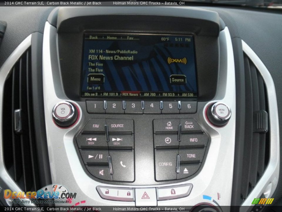 2014 GMC Terrain SLE Carbon Black Metallic / Jet Black Photo #8