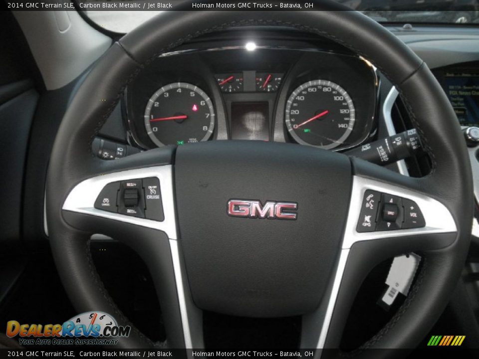 2014 GMC Terrain SLE Carbon Black Metallic / Jet Black Photo #11