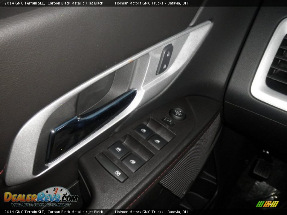 2014 GMC Terrain SLE Carbon Black Metallic / Jet Black Photo #12