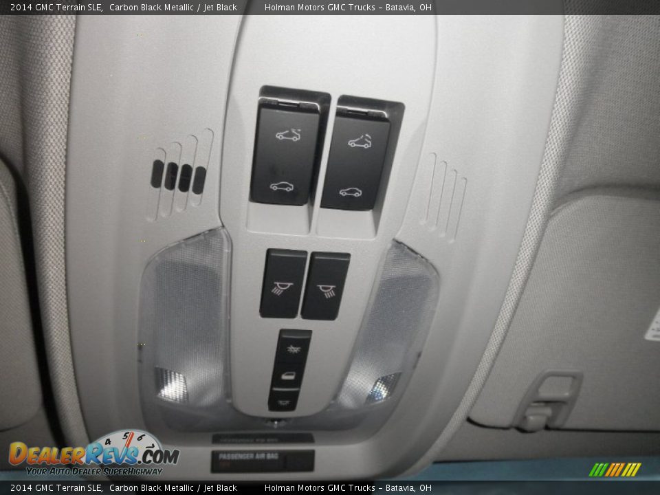 2014 GMC Terrain SLE Carbon Black Metallic / Jet Black Photo #14