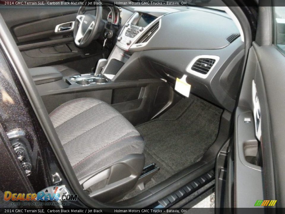 2014 GMC Terrain SLE Carbon Black Metallic / Jet Black Photo #25
