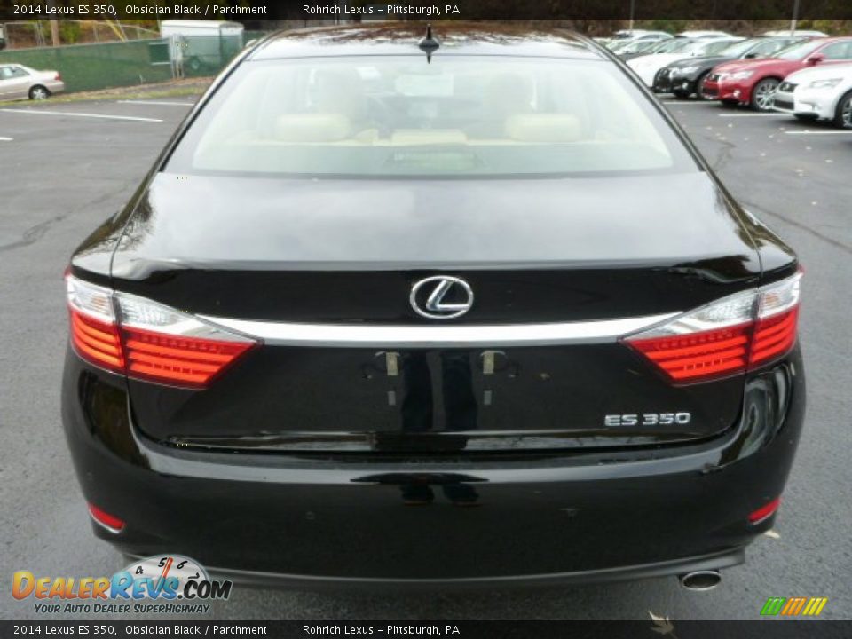 2014 Lexus ES 350 Obsidian Black / Parchment Photo #3
