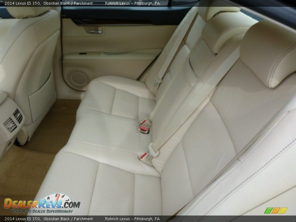 2014 Lexus ES 350 Obsidian Black / Parchment Photo #11