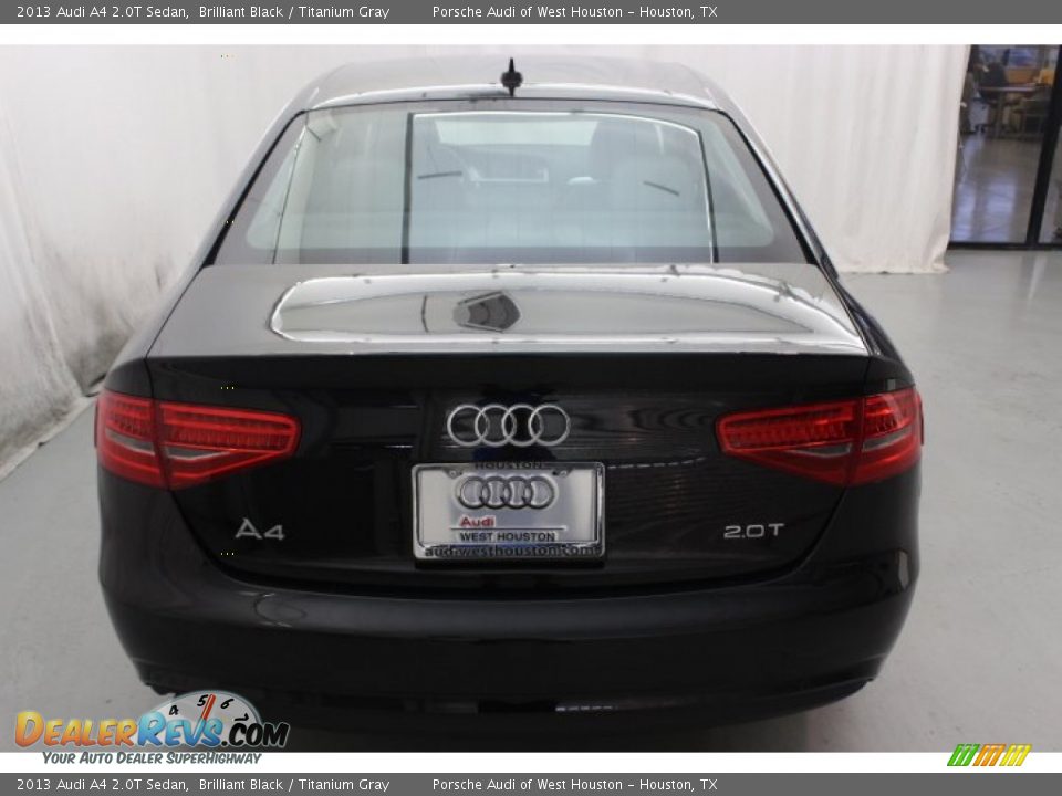 2013 Audi A4 2.0T Sedan Brilliant Black / Titanium Gray Photo #5