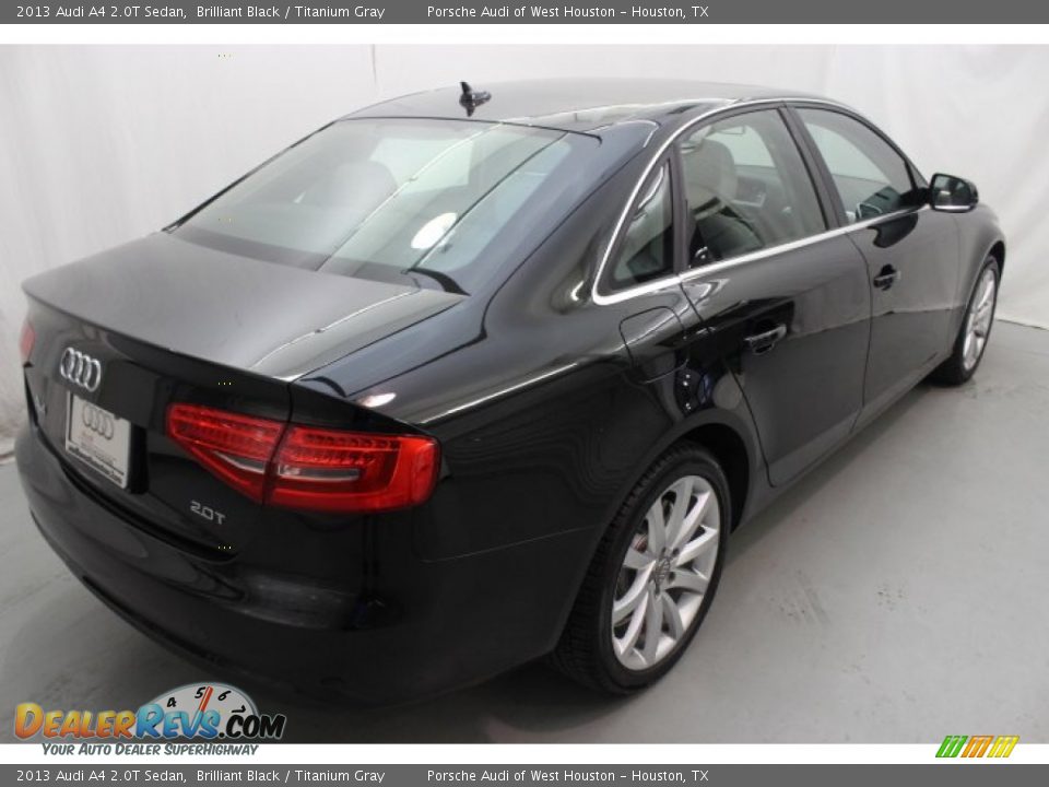 2013 Audi A4 2.0T Sedan Brilliant Black / Titanium Gray Photo #6