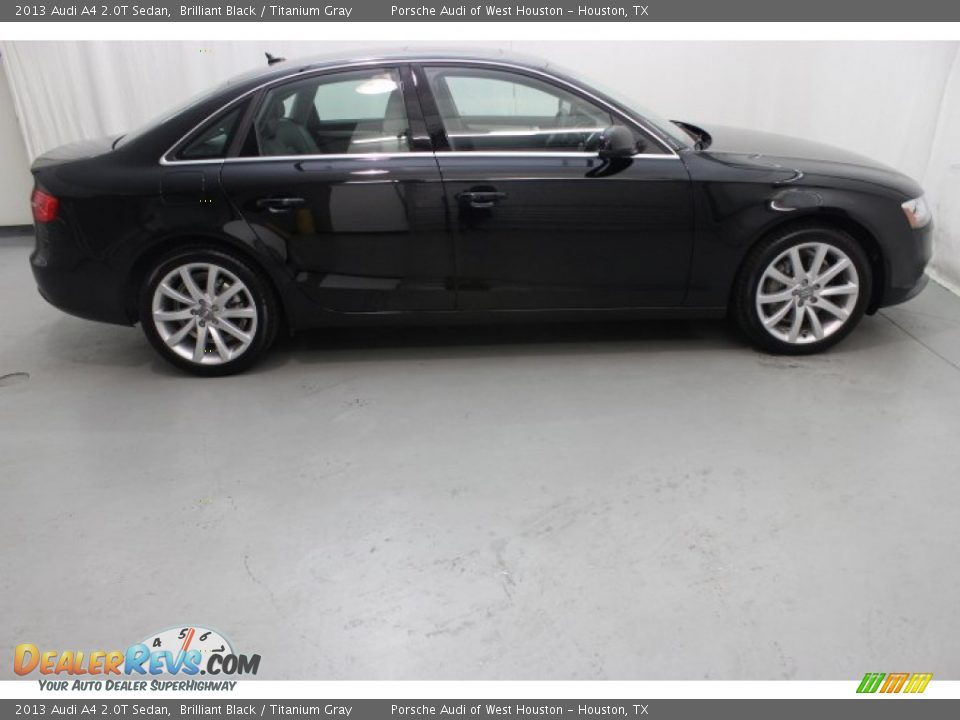 2013 Audi A4 2.0T Sedan Brilliant Black / Titanium Gray Photo #7