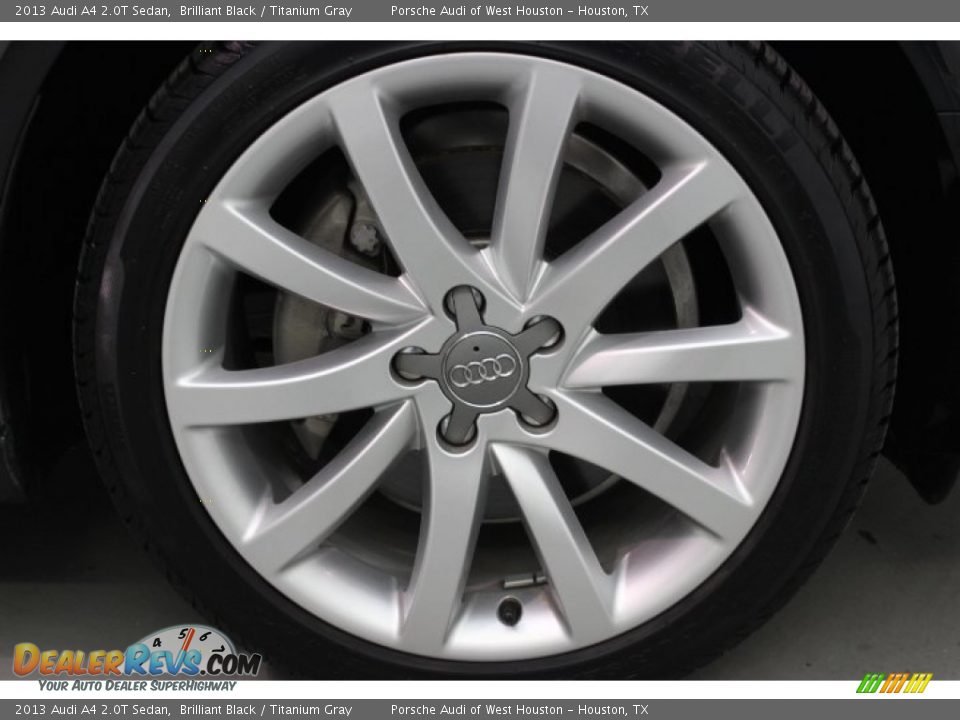 2013 Audi A4 2.0T Sedan Brilliant Black / Titanium Gray Photo #9